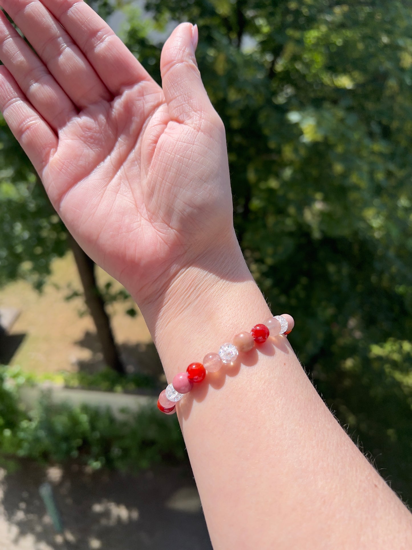 STRAWBERRY KISS – Sommerarmband