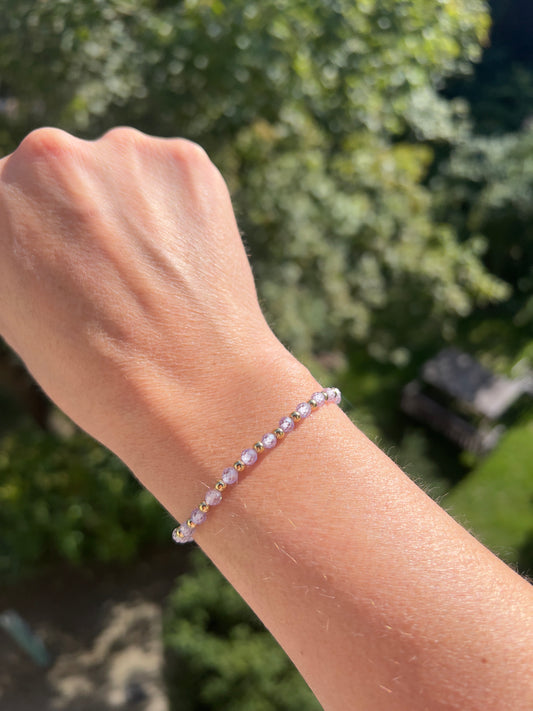 Zirkonia - Armband - Lavender Glow - Zartes Funkeln & feminine Ausstrahlung