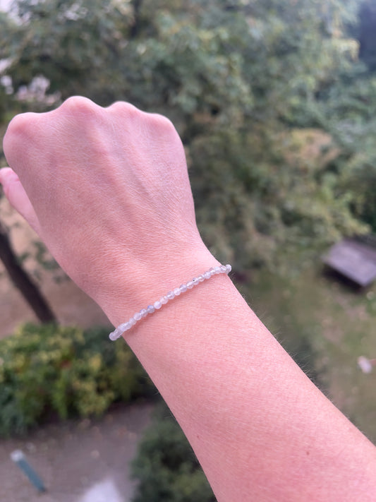 Labradorit-Armband 2 mm facettiert | Intuition, Schutz & Transformation