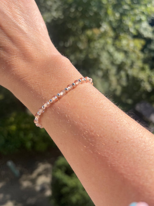 Zirkonia - Armband - Golden Earth - Eleganz in warmen Naturtönen