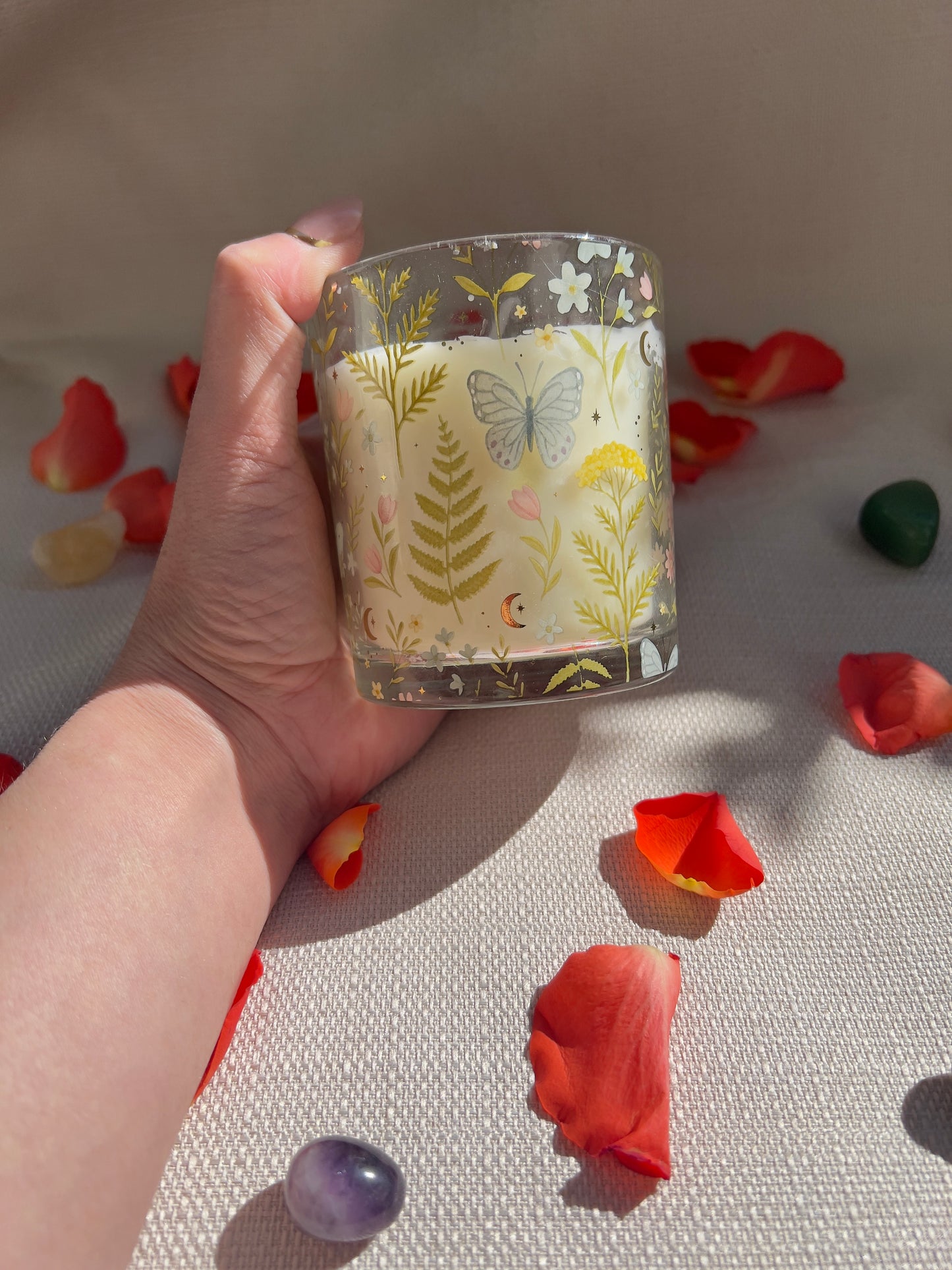 Luna Bloom Duftkerze – Salbei & Zedernholz