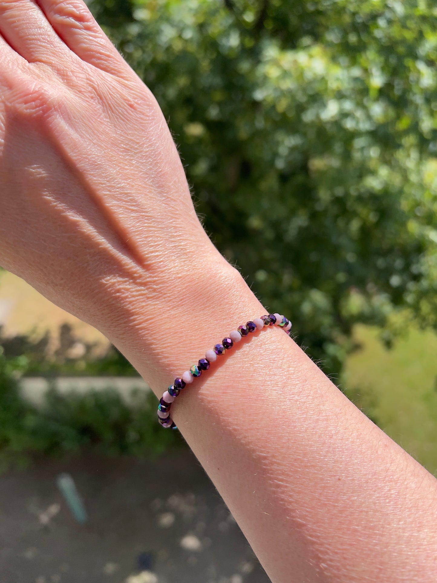 LILAC SPARKLE – Kristallarmband
