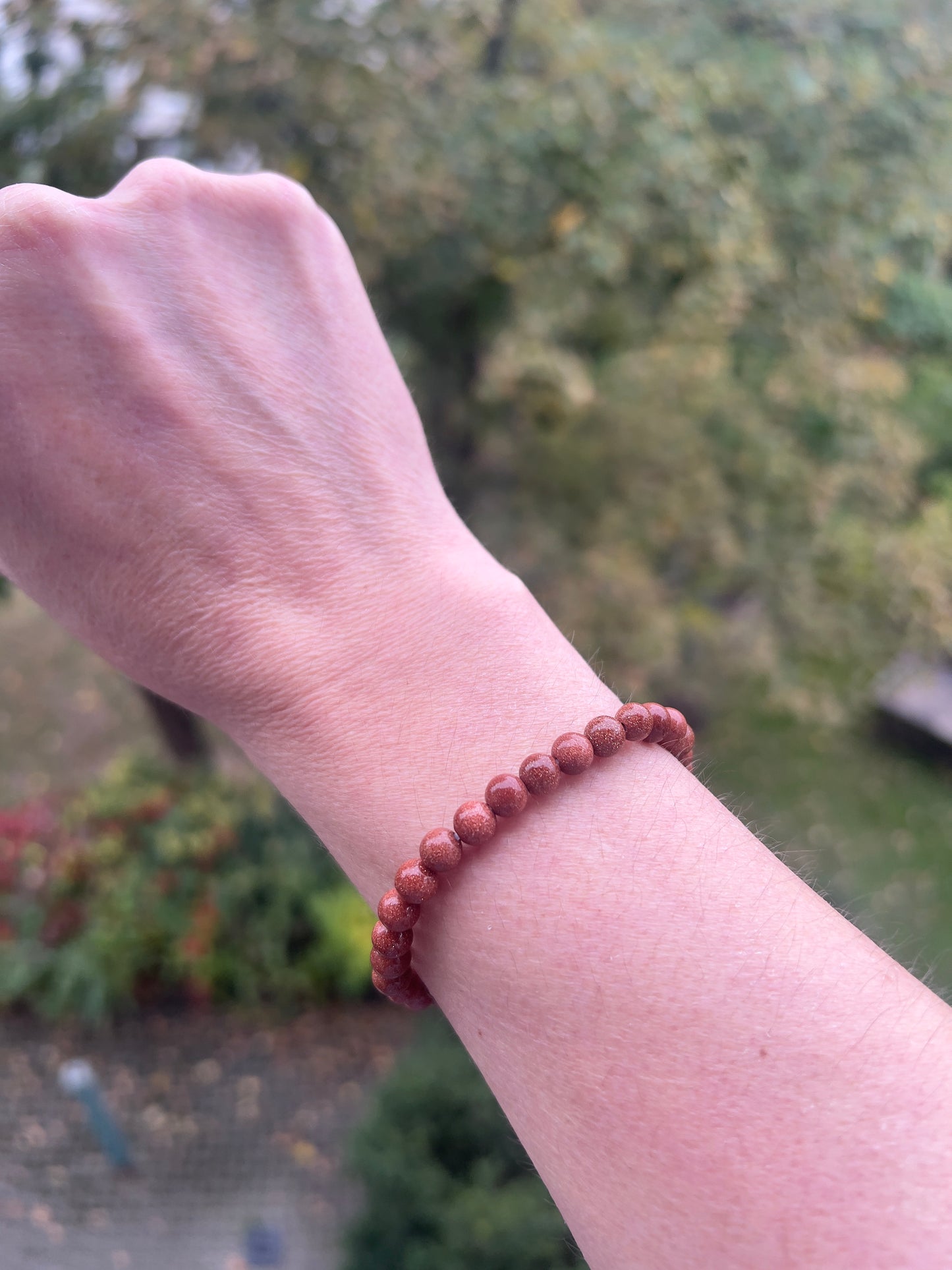 🌞 Goldlicht – Armband aus Golden Healer (synthetisch, 6 mm)