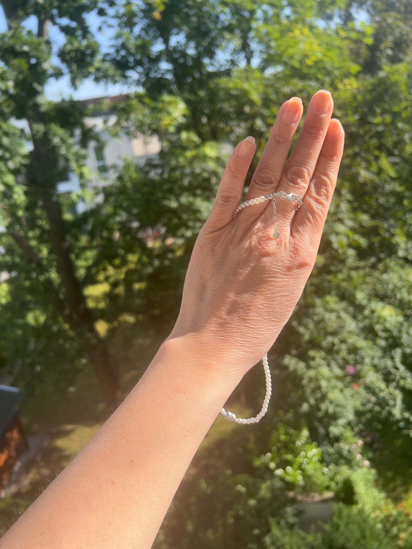 Süßwasserperlen - Kette - Zarte Eleganz & natürlicher Glanz