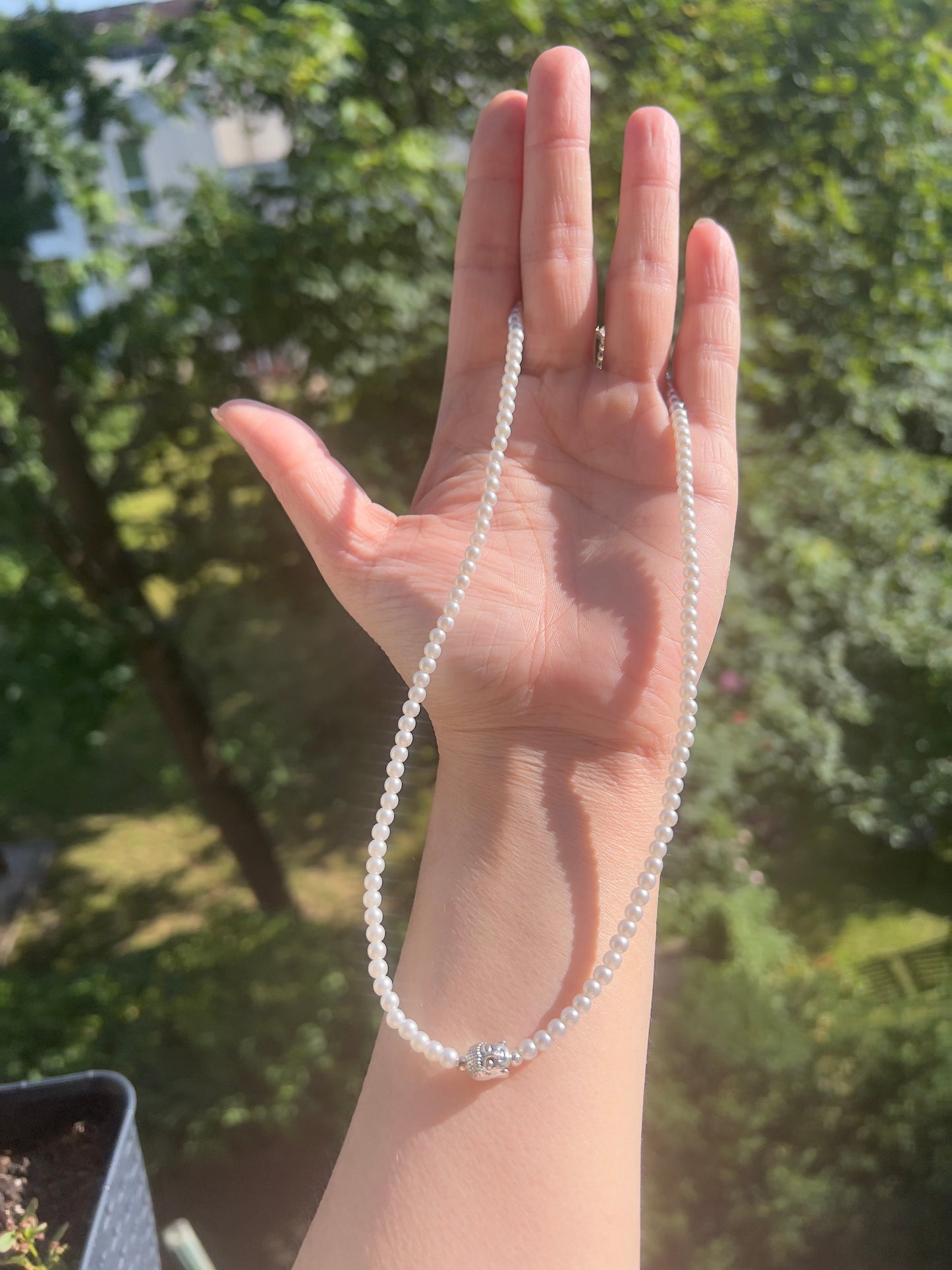 Süßwasserperlen - Kette - Zarte Eleganz & natürlicher Glanz