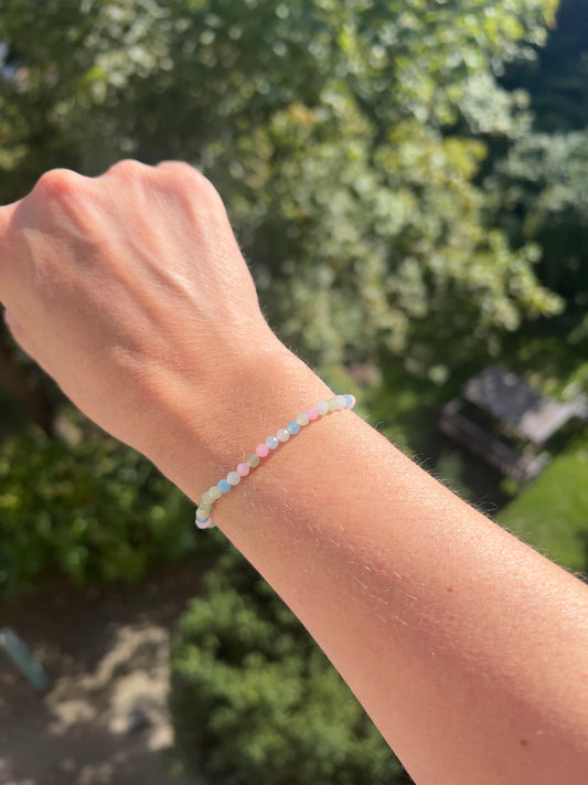 Morganit Armband - Liebe & Leichtigkeit - Zart - Herzöffnend - Heilsam