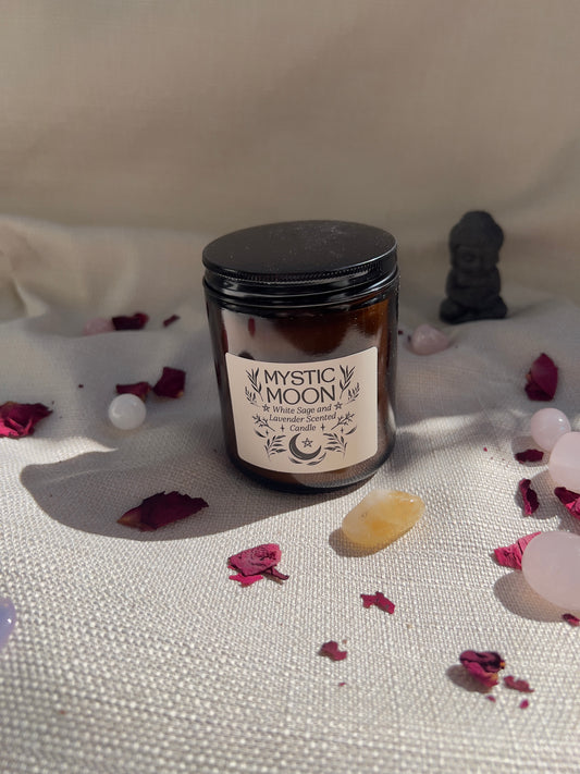 Mystic Moon Duftkerze – Salbei & Lavendel
