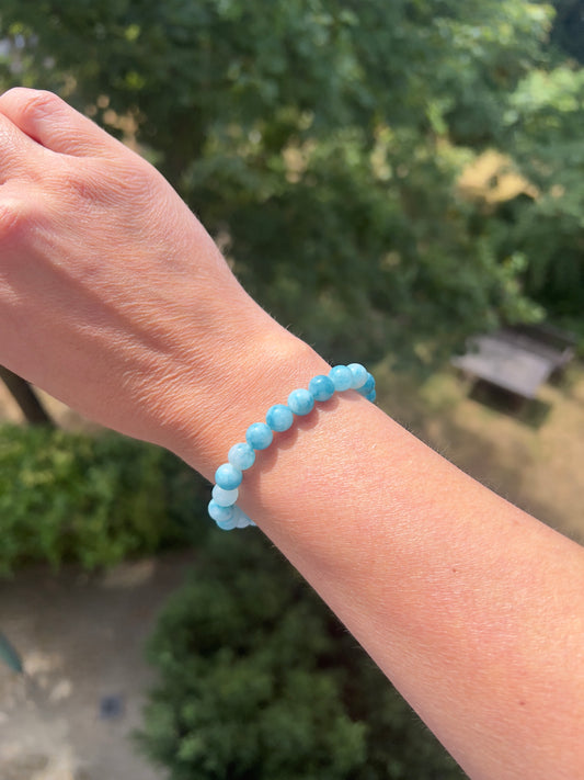 Karibische Ruhe - Larimar 8mm