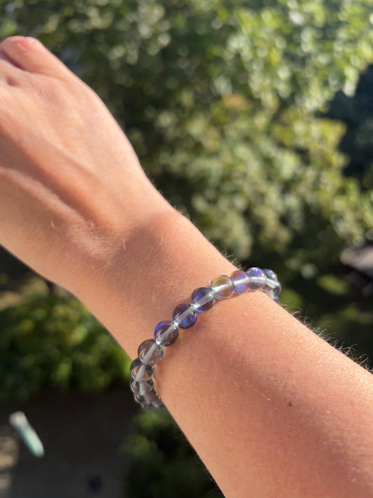 Armband aus Labradorit - AAA- Qualität mit intensiven blauen Flash
