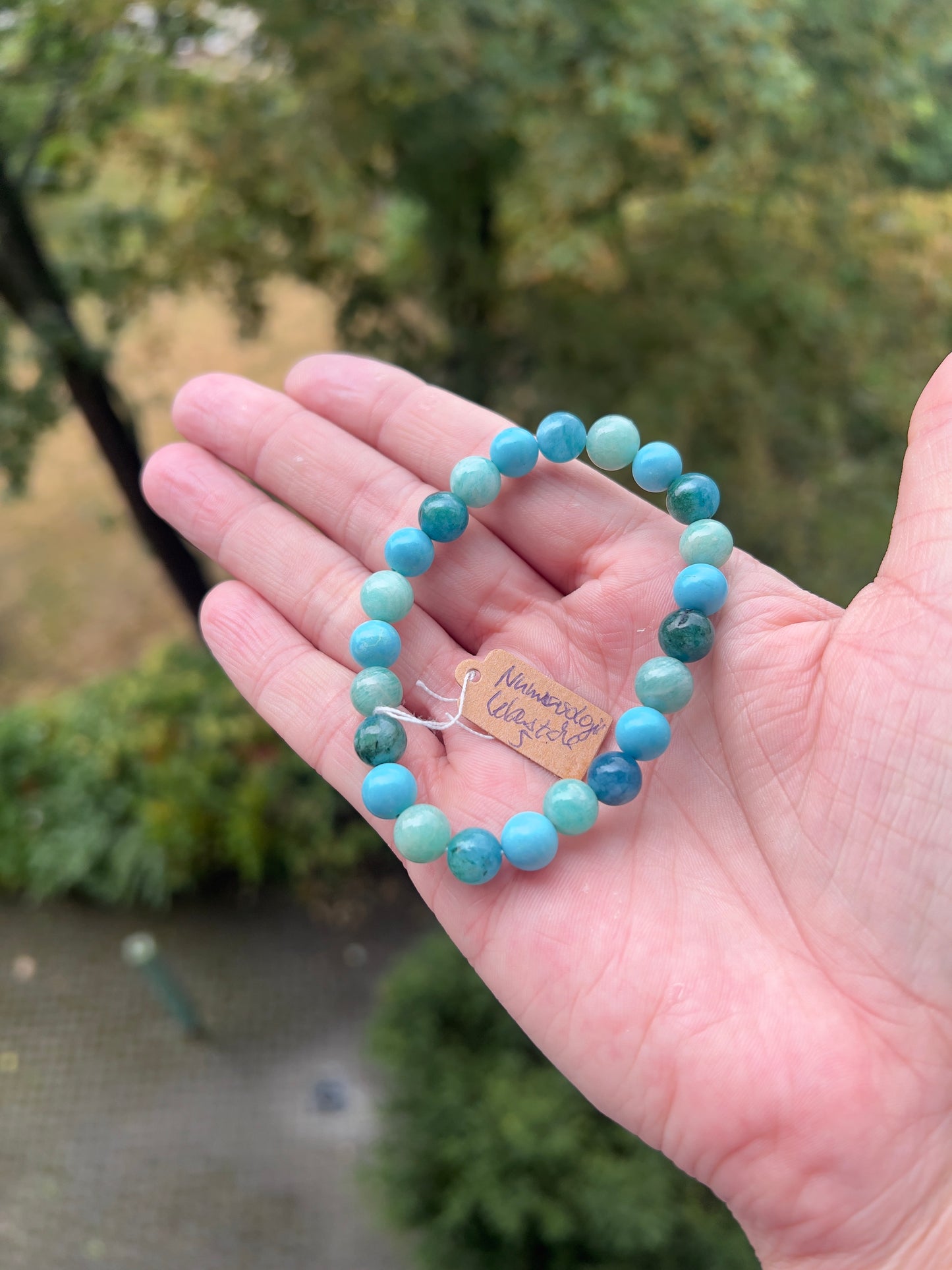 Numerologie-Armband Lebenszahl 5 – Freiheit & Lebensenergie