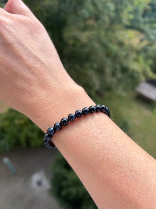 Klarheit & Schutz – Armband mit blauem Tigerauge (High Quality, 6 mm)