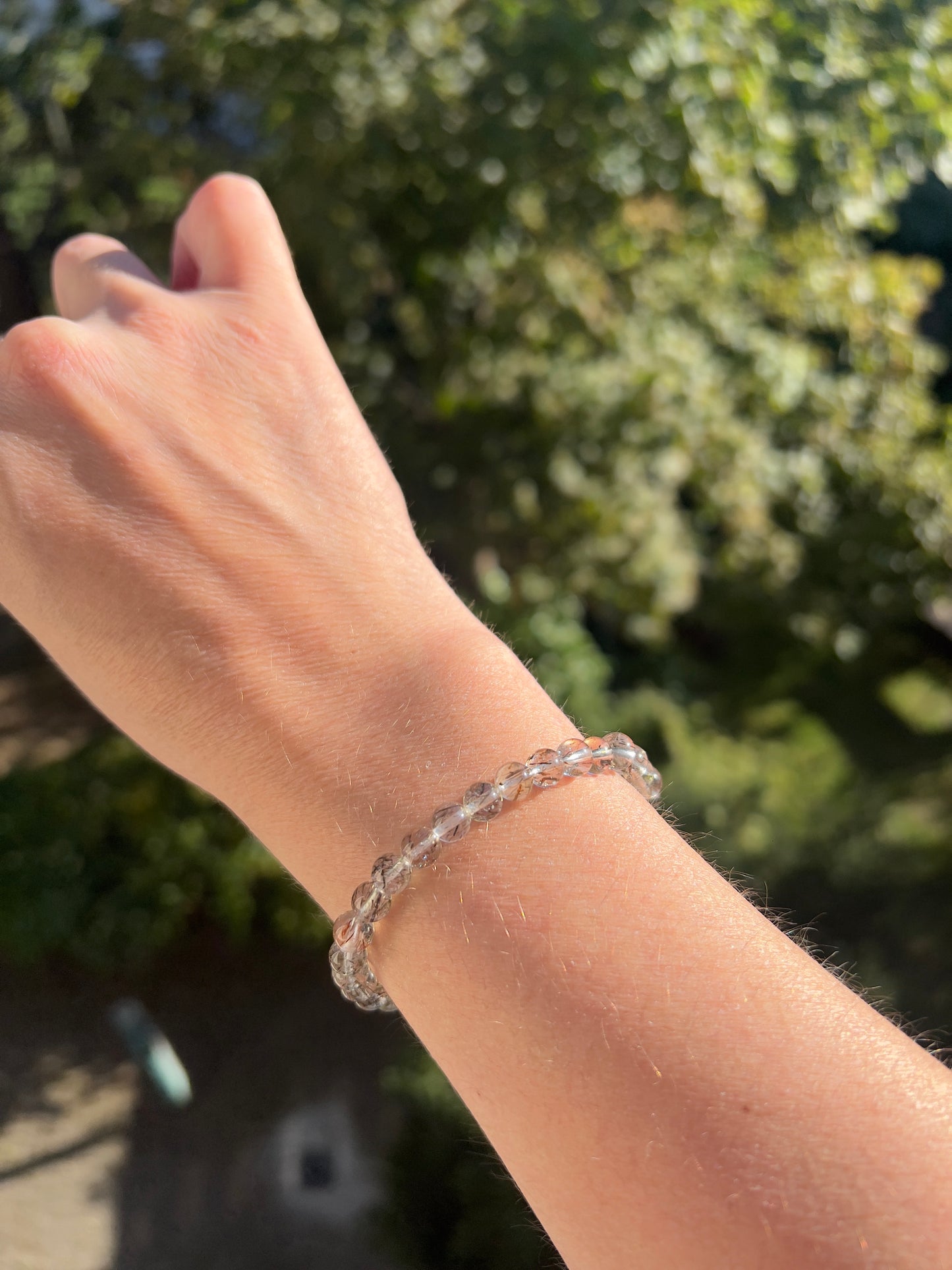 ✨🌟 Armband Rutil-Quarz AAA – 6 mm Perlen