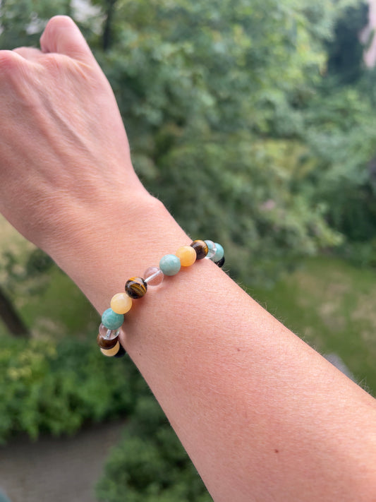 Themenarmband Finanzieller Wohlstand - Fülle - Klarheit - Vertrauen