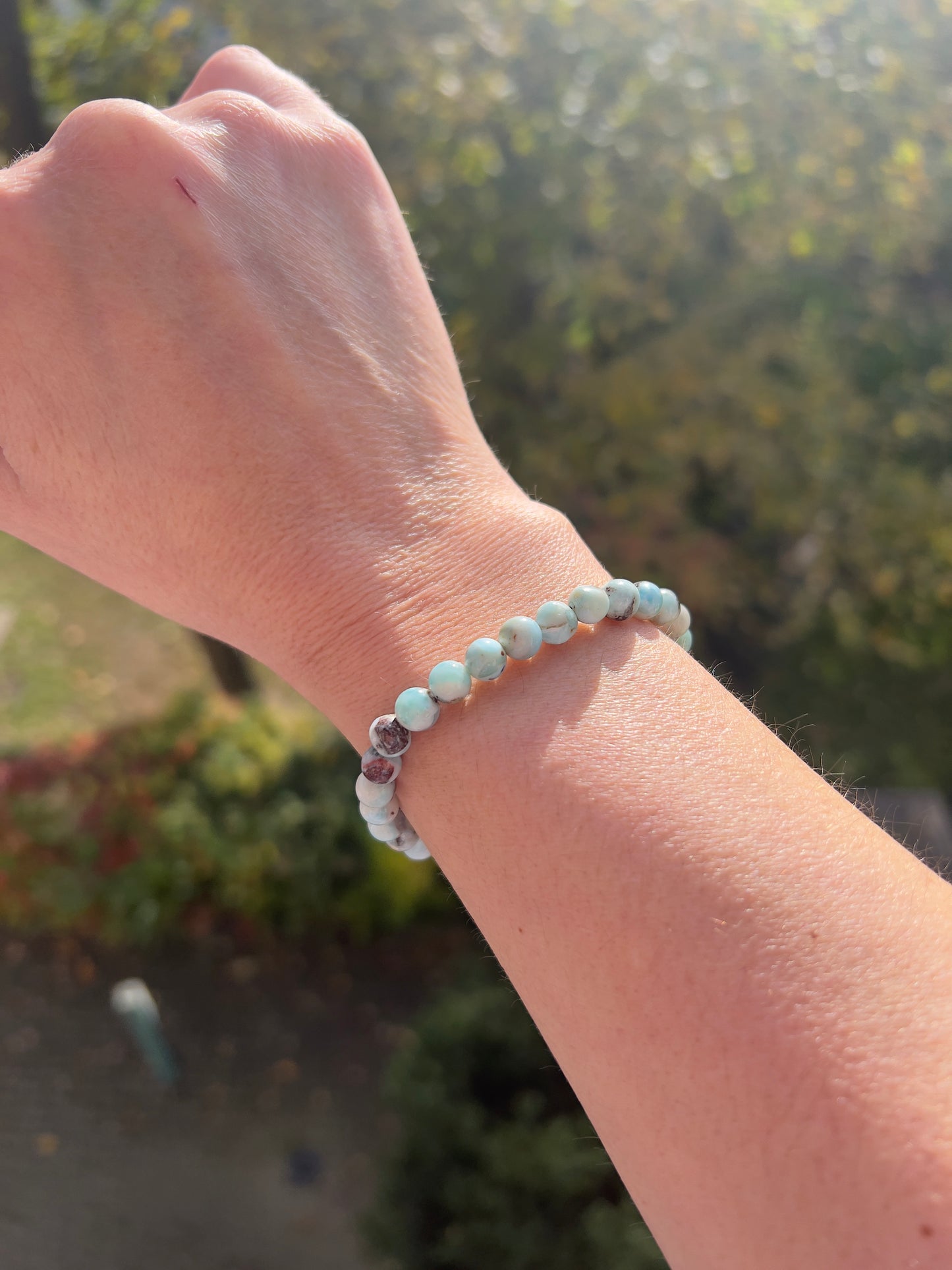 🌊 Larimar-Armband – Ruhe, Weite & Harmonie ( 6mm )