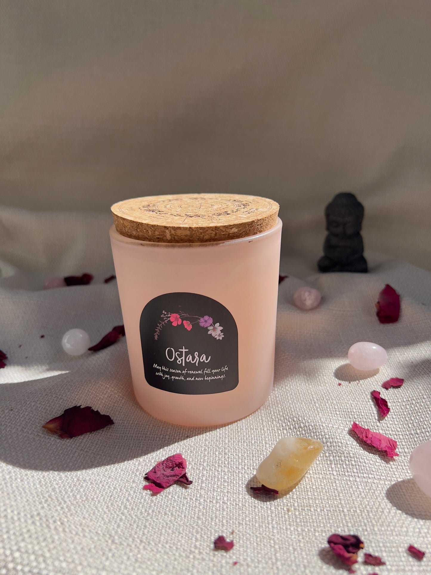 Ostara Jahreskreis-Kerze – Frische Wäsche