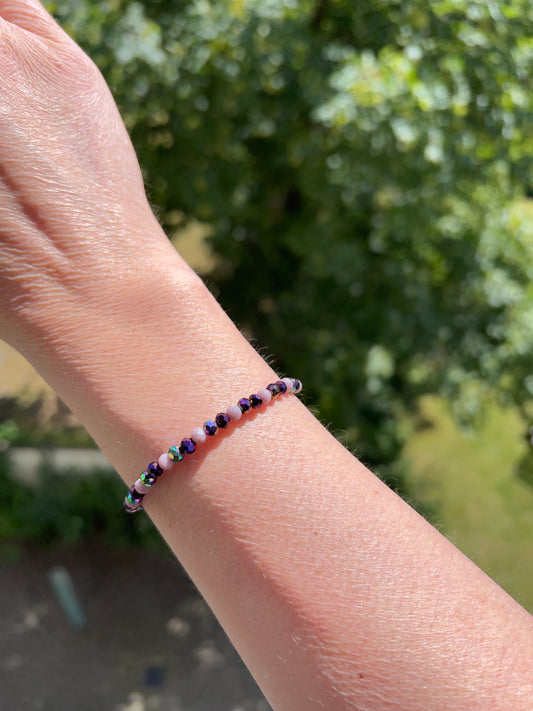 LILAC SPARKLE – Kristallarmband