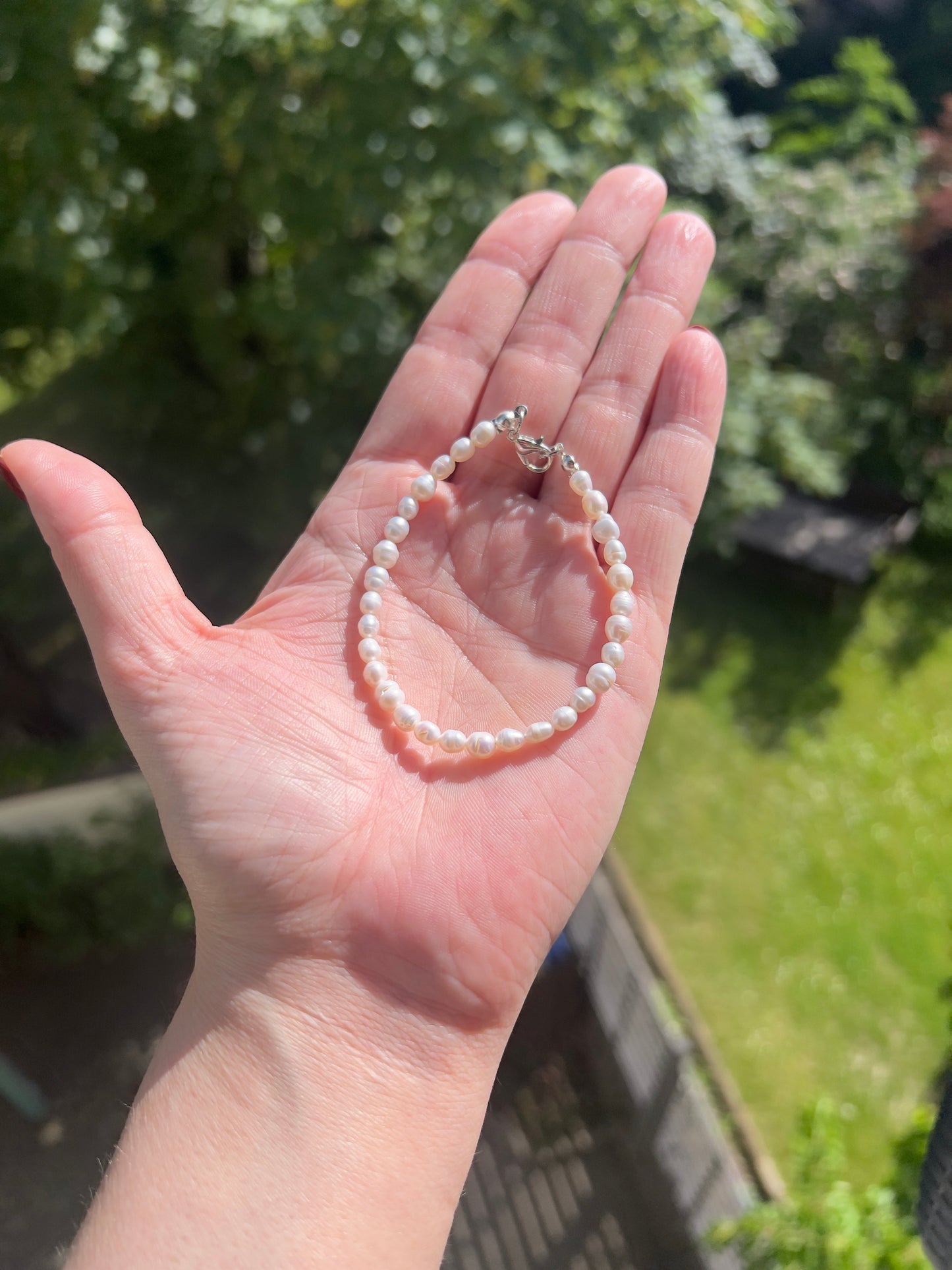 Süßwasserperlenarmband „Pearl Essence“