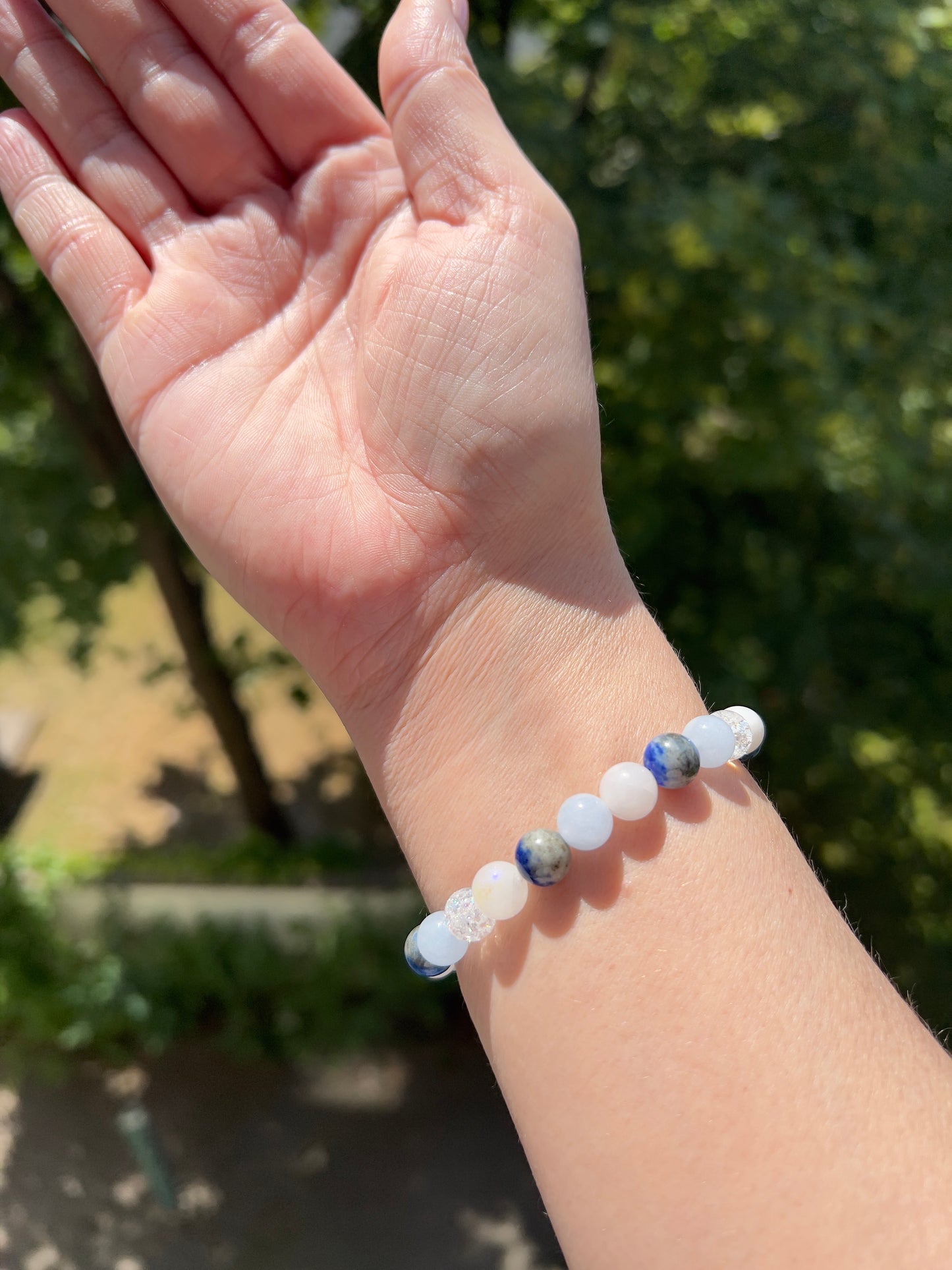 BLUEBERRY SKY – Sommerarmband